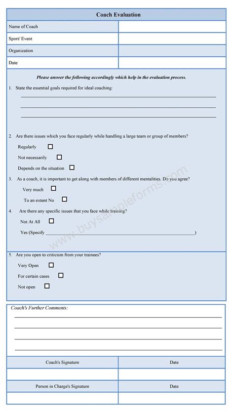 quality assurance coaching form